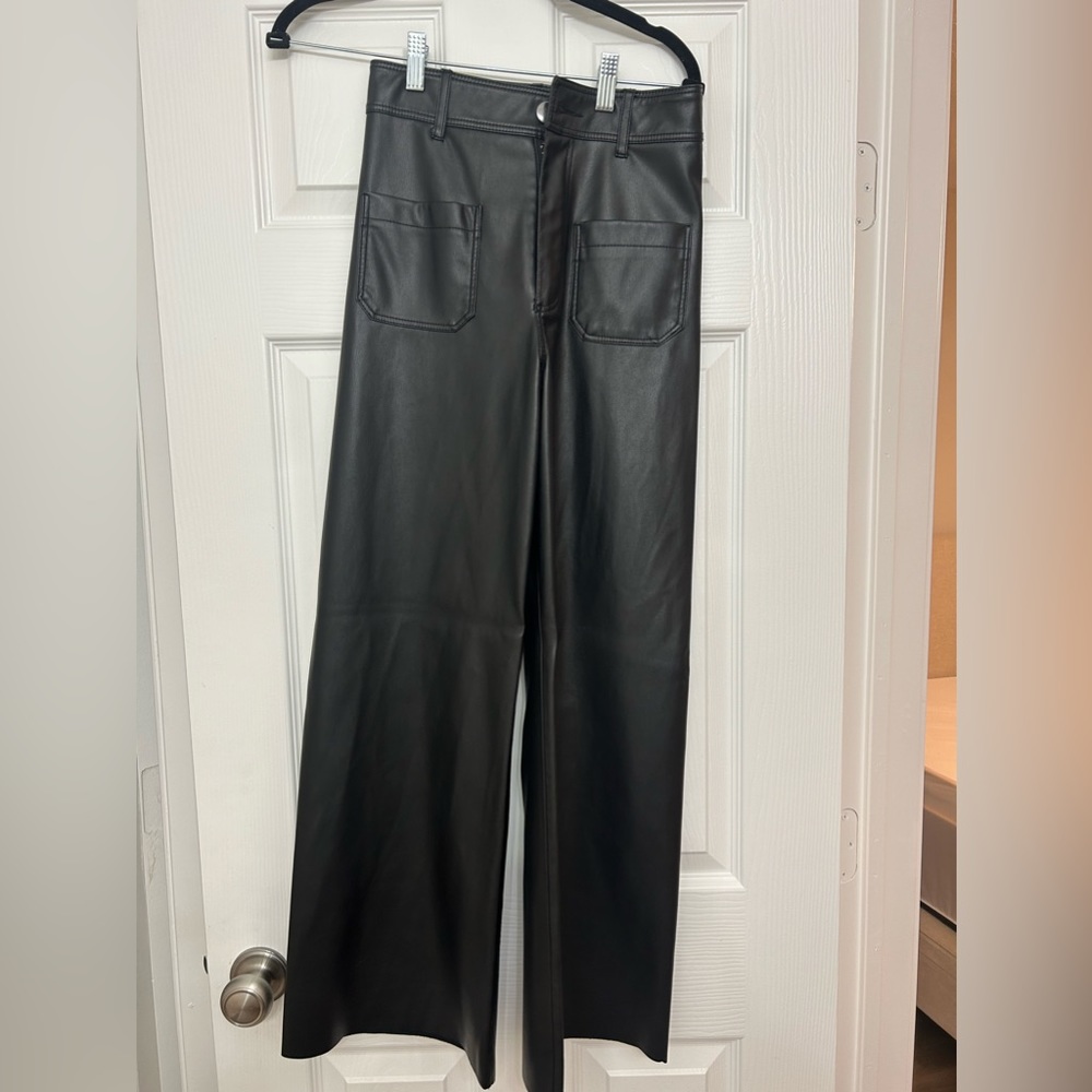 Zara leather pants